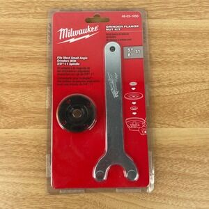 Milwaukee 48-03-1050 Grinder Flange Nut Kit 5/8-11 Spindle New In Packaging